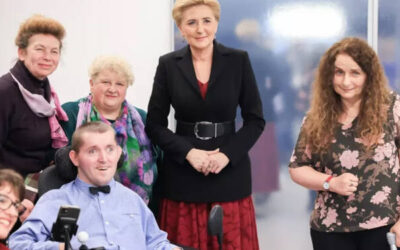 Agata Kornhauser-Duda odwiedziła niepełnosprawnych w Zamościu